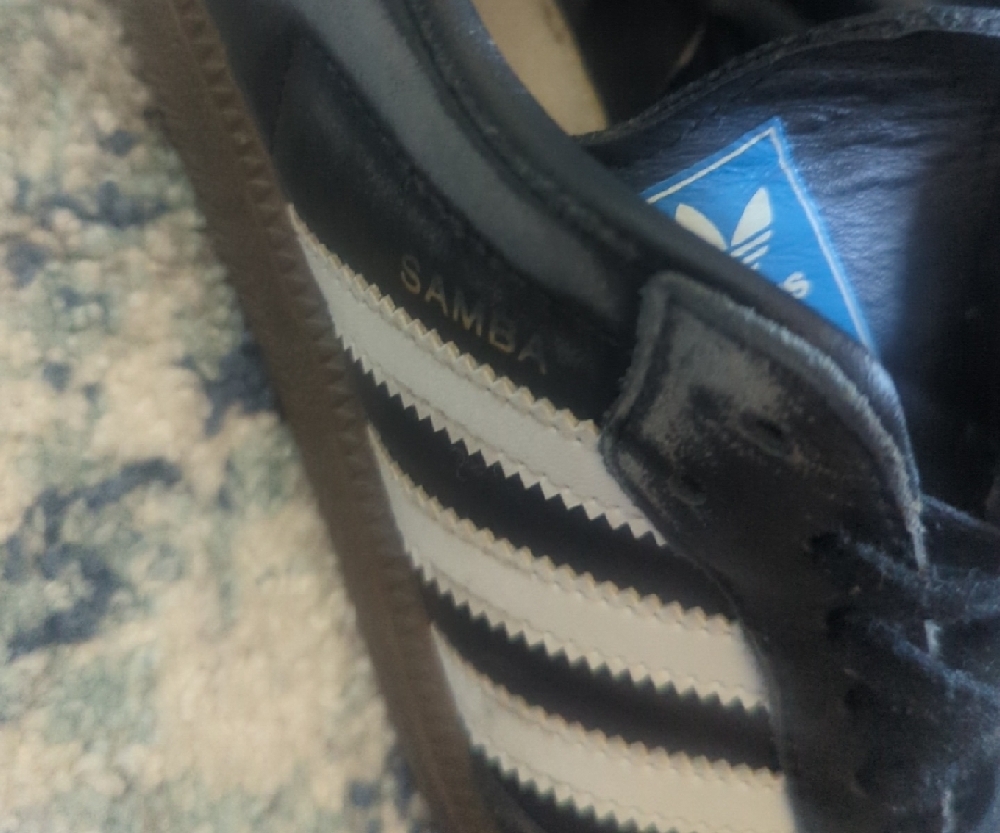 🌸 Absolutely Final Drop🌸 Adidas Kids Black and White Sambas - Picture 4 of 10